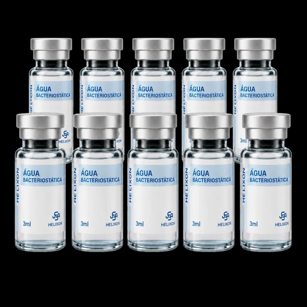 Água BAC Helixon Kit 10 10x 3ml — frasco Helixon Labs
