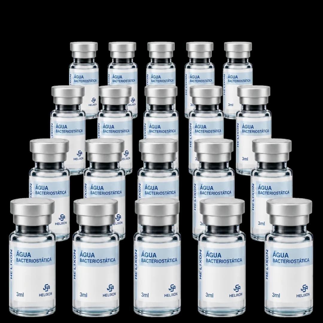 Água BAC Helixon Kit 20 20x 3ml — frasco Helixon Labs