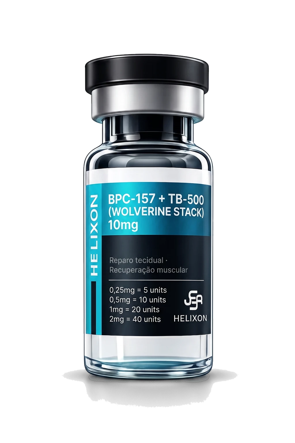 BPC-157 + TB-500 (Wolverine Stack) 10mg — frasco Helixon Labs