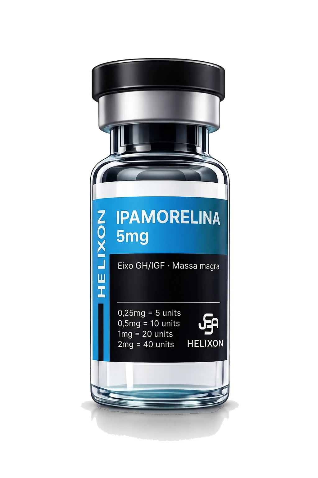 Ipamorelina 5mg — frasco Helixon Labs